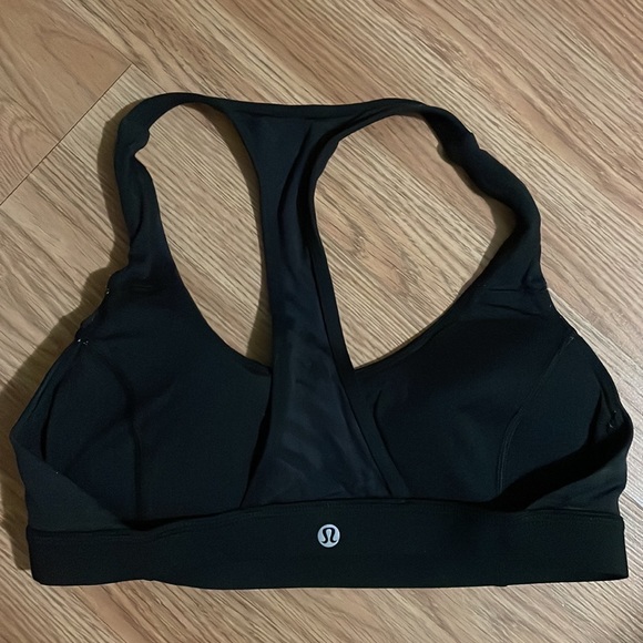 Black T-Back Lululemon Bra - Picture 3 of 4